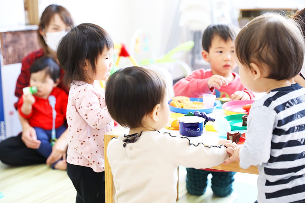 アットホームな雰囲気の託児所。当日予約も受け付けております。